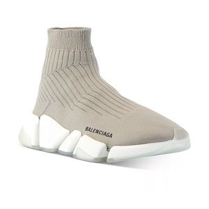 Authentic Balenciaga Women's Speed 2.0 Knit High Top Sock Sneakers